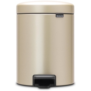 Brabantia NewIcon Prullenbak - 5 liter - Metallic Gold
