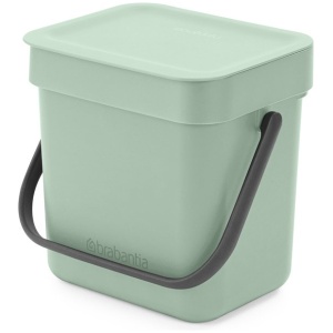 Brabantia Sort & Go Aanrecht Afvalbakje - 3 l - Jade Green