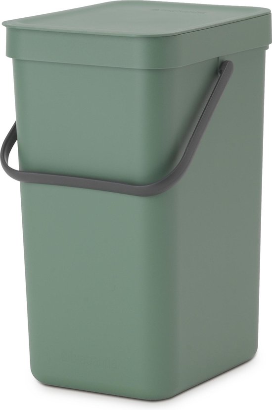 Brabantia Sort & Go Prullenbak - 12 liter - Fir Green