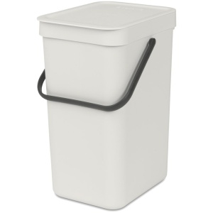 Brabantia Sort & Go Prullenbak - 12 liter - Light Grey