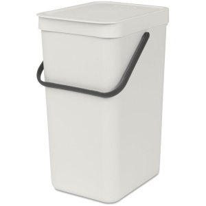 Brabantia Sort & Go Prullenbak - 16 liter - Light Grey