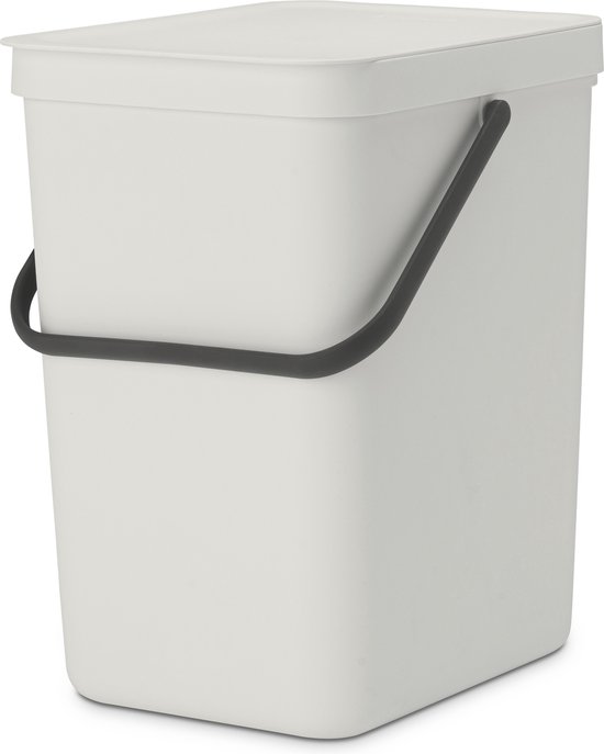 Brabantia Sort & Go Prullenbak - 25 l - Light Grey