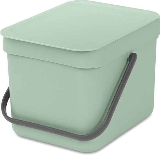 Brabantia Sort & Go Prullenbak - 6 liter - Jade Green