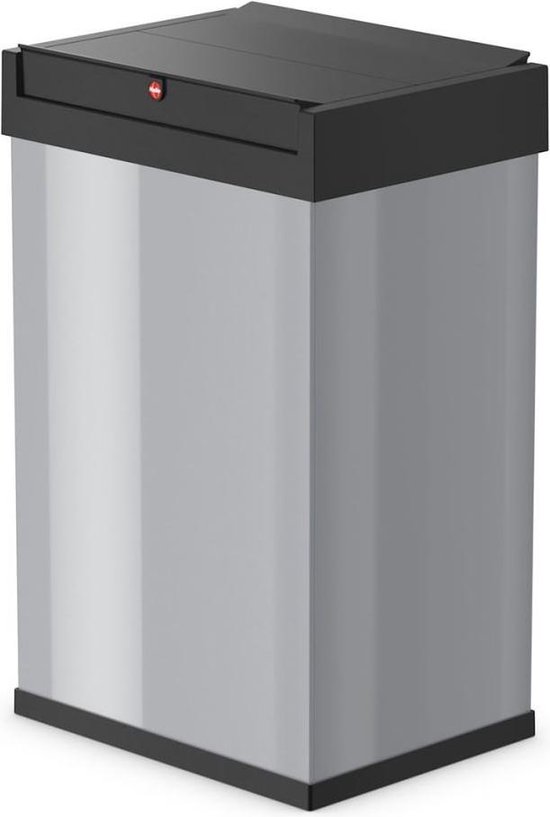 Hailo Big-Box Swing L Prullenbak - 35 l - Zilver