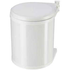 Hailo Compact-Box M Prullenbak - 15 l - Inbouwprullenbak - RVS