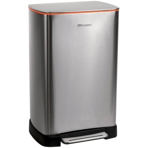 Homra Koniq RVS Prullenbak 30 Liter met Geurfilter - RVS Pedaalemmer - Afvalbak 30L - Vuilnisbak voor huishouden en kantoor - Vuilbak Keuken Afvalemmer - Soft Close Deksel