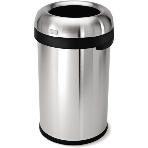 Afvalemmer Bullet Open Top RVS, 80 liter - Simplehuman