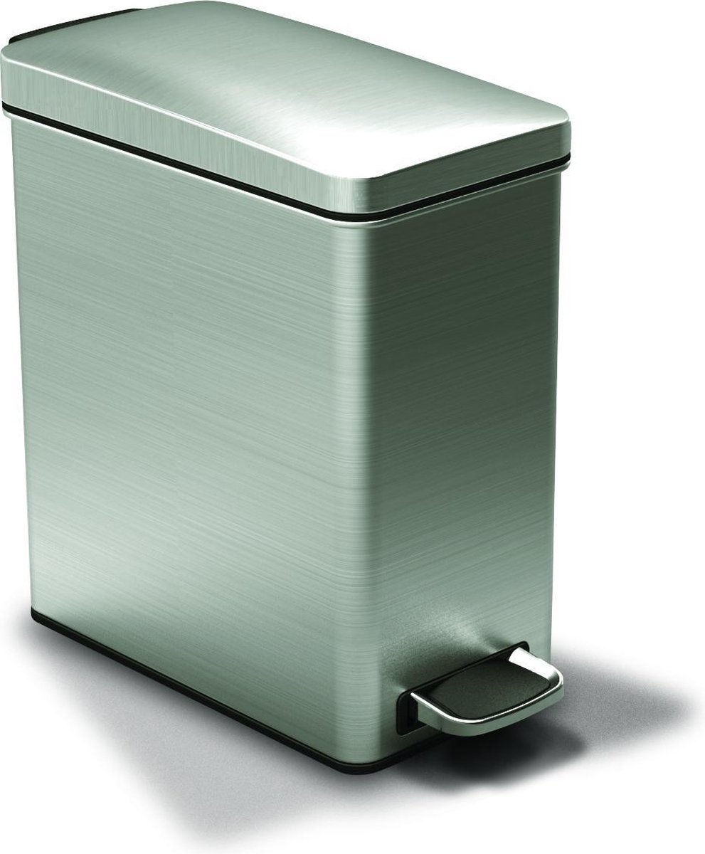 Afvalemmer Profile Brushed RVS, 10 l - Simplehuman