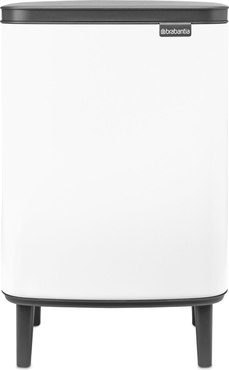 Brabantia Bo Hi Prullenbak - 12 liter - White