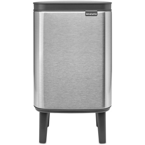 Brabantia Bo Hi Prullenbak - 4 liter - Matt Steel Fingerprint Proof