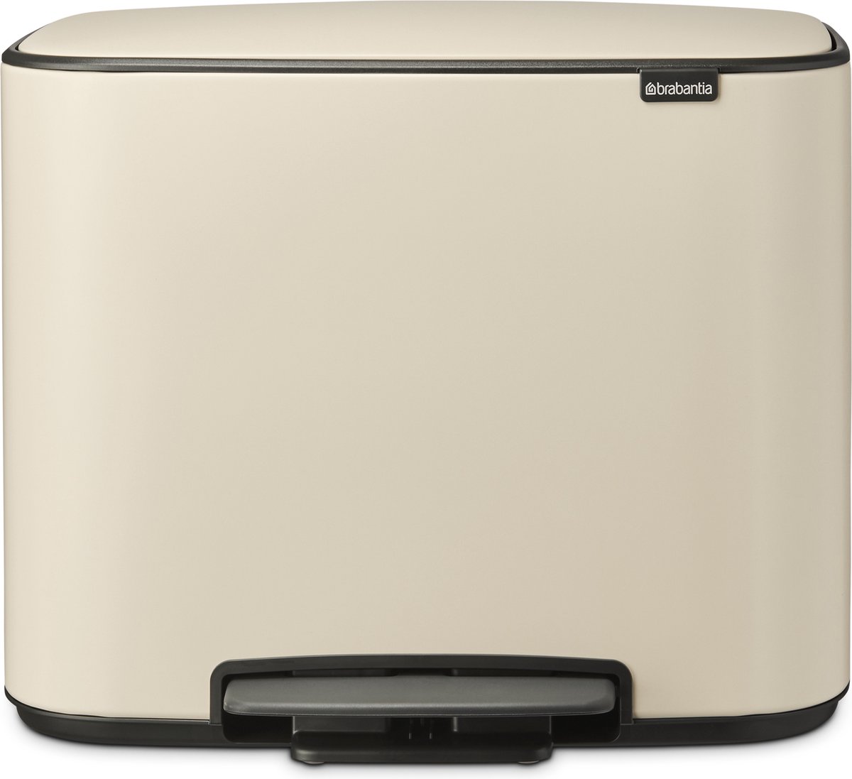 Brabantia Bo Prullenbak - 11 + 23 liter - Afvalscheiding - Soft Beige