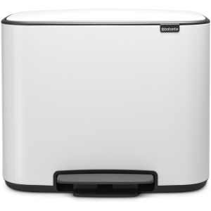 Brabantia Bo Prullenbak - 11 + 23 liter - Afvalscheiding - White