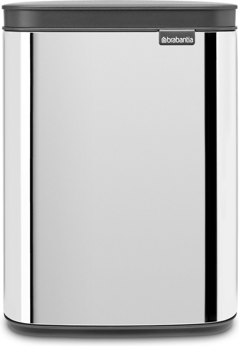 Brabantia Bo Prullenbak - 4 liter - Brilliant Steel
