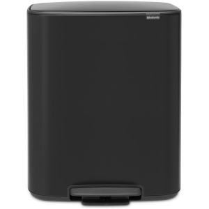 Brabantia Bo Prullenbak - 60 liter - Matt Black