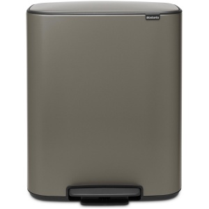 Brabantia Bo Prullenbak - 60 liter - Platinum