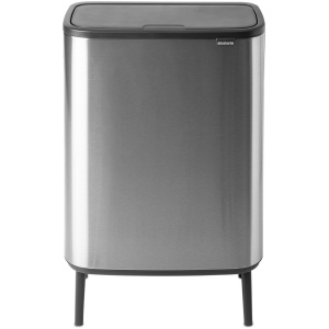 Brabantia Bo Touch Bin Hi Prullenbak - 60 liter - Matt Steel Fingerprint Proof