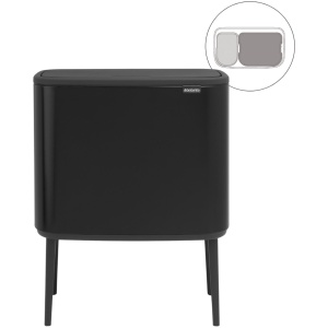 Brabantia Bo Touch Bin Prullenbak - 11 + 23 liter - Afvalscheiding - Matt Black