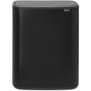 Brabantia Bo Touch Bin Prullenbak - 2 x 30 liter - Afvalscheiding - Matt Black