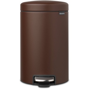 Brabantia NewIcon Prullenbak - 12 liter - Mineral Cosy Brown