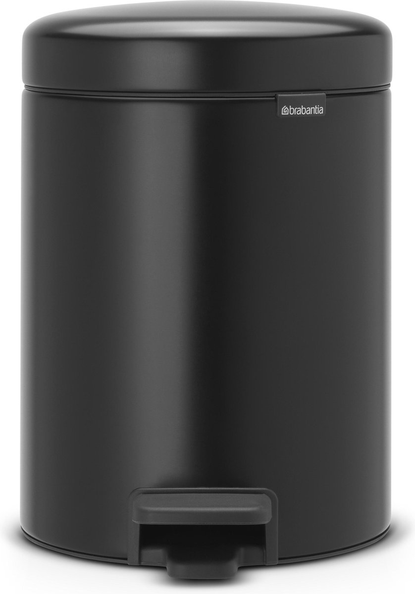 Brabantia NewIcon Prullenbak - 2 x 2 l - Matt Black