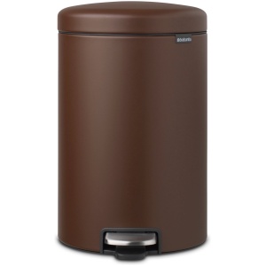 Brabantia NewIcon Prullenbak - 20 liter - Mineral Cosy Brown