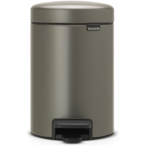 Brabantia NewIcon Prullenbak - 3 liter - Platinum