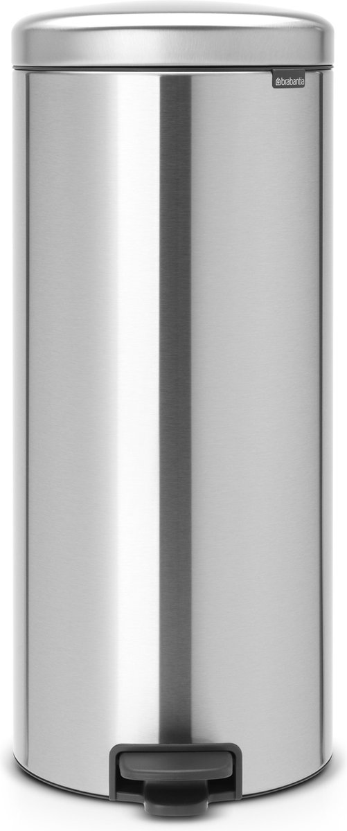 Brabantia NewIcon Prullenbak - 30 liter - Matt Steel