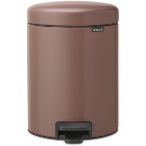 Brabantia NewIcon Prullenbak - 5 liter - Satin Taupe