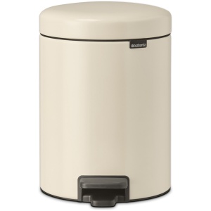 Brabantia NewIcon Prullenbak - 5 liter - Soft Beige
