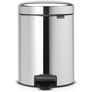 Brabantia NewIcon Prullenbak Afvalscheiding - 2 x 2 liter - Brilliant Steel