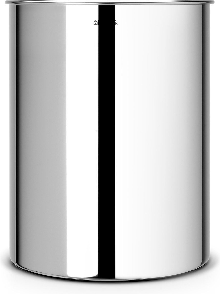 Brabantia Prullenbak / Papierbak - 15 liter - Brilliant Steel