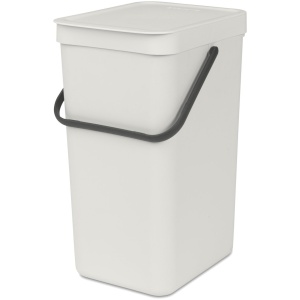 Brabantia Sort & Go Prullenbak - 16 liter - Light Grey