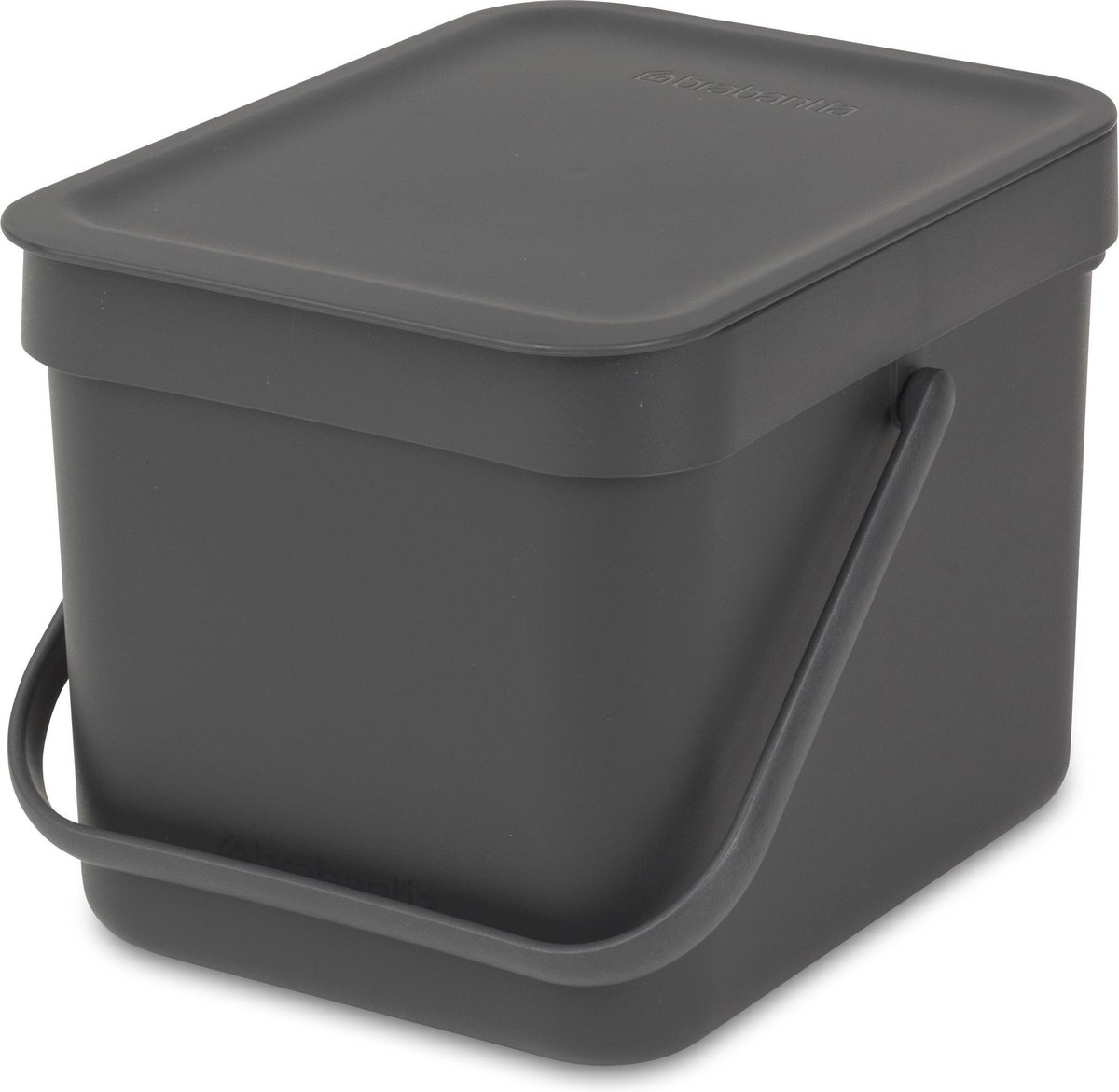 Brabantia Sort & Go Prullenbak - 6 liter - Dark Grey