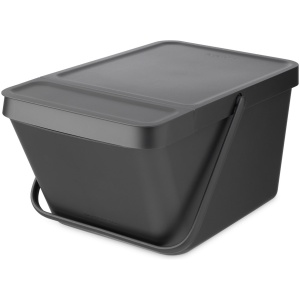 Brabantia Sort & Go Prullenbak Stapelbaar - 20 liter - Dark Grey