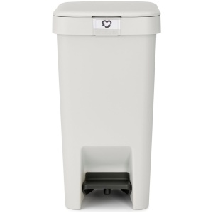 Brabantia StepUp Prullenbak - Pedaalemmer - 10 liter - Light Grey