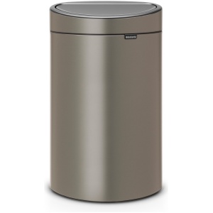 Brabantia Touch Bin Prullenbak - 10+23 liter - Afvalscheiding - Platinum