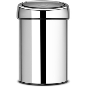 Brabantia Touch Bin Prullenbak - 3 liter - Brilliant Steel