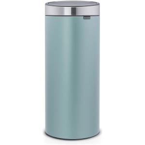 Brabantia Touch Bin Prullenbak - 30 liter - Metallic Mint / Matt Steel Fingerprint Proof deksel