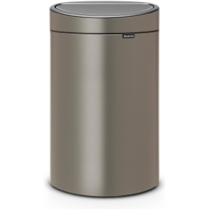 Brabantia Touch Bin Prullenbak - 40 liter - Platinum