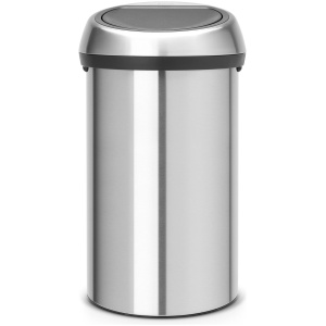 Brabantia Touch Bin Prullenbak - 60 liter - Matt Steel