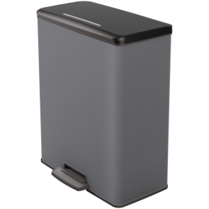 Curver Decobin Prullenbak - 65L - Rechthoekig - Cool Grey