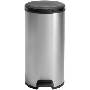 Curver Decobin Prullenbak - Rond - 30L - Metallic - Recycled Kunststof