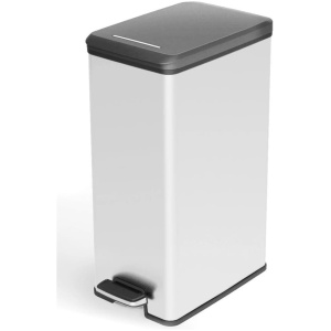 Curver Decobin Slim Prullenbak- 40L - Metallic