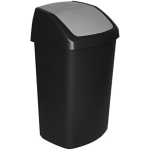Curver Swing Afvalbak - Kunststof - 50L - Zwart