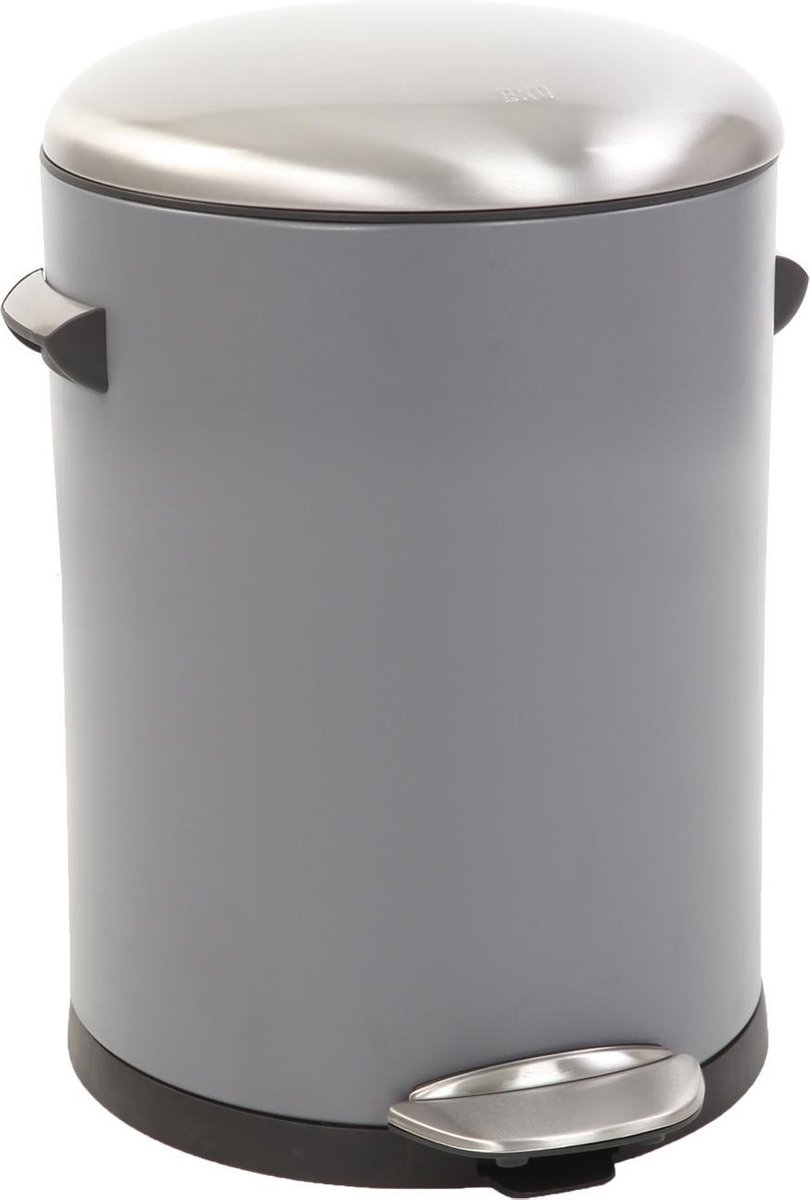 EKO Belle Deluxe Prullenbak - 3 l - Sandcoated Grijs