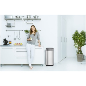 EKO EcoSmart Sensor Prullenbak - 50 Liter - RVS - Fingerprintproof - Soft-close