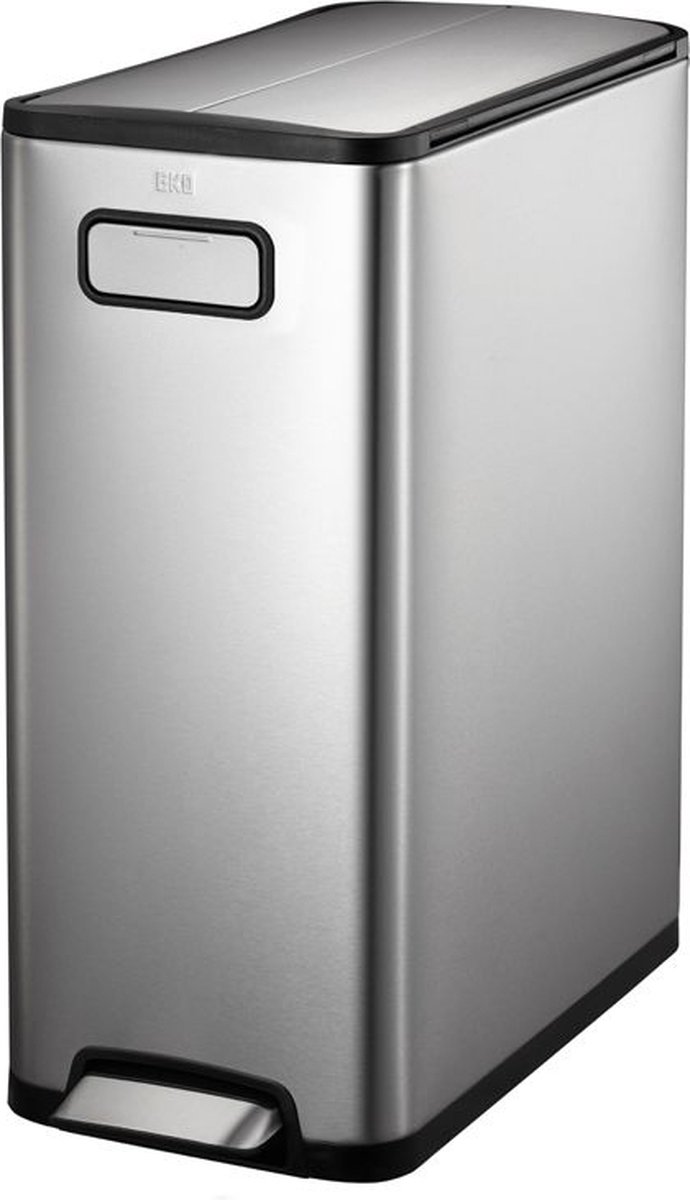 EKO Ecofly Prullenbak 30 Liter - Mat RVS - Fingerprintproof