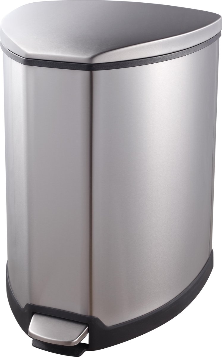 EKO Grace Prullenbak - 25 l - Mat RVS
