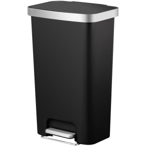EKO Hana Pedaalemmer - 45 L - Zwart - Luchtdicht - Prullenbak - Soft-close