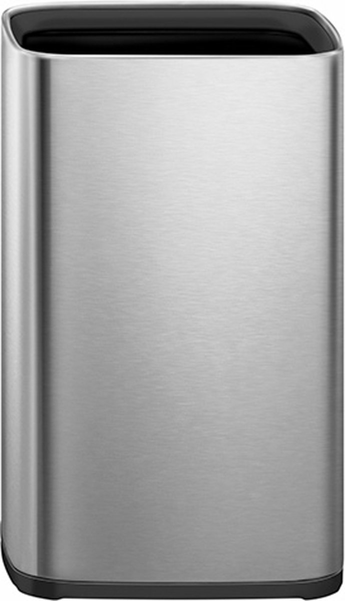 EKO Laguna Open Top Prullenbak - 12 Liter - RVS - Fingerprintproof - Soft-close